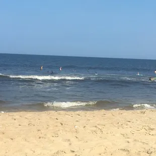 View of the Atlantic Ocean from Croatan Beach