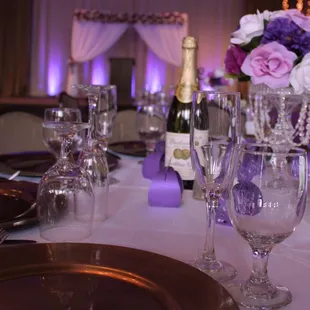 Croatian Cultural Center Sacramento Wedding Purple Uplighting | Brighten Up Event Lighting