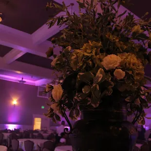 Croatian Cultural Center Sacramento Wedding Purple Uplighting | Brighten Up Event Lighting