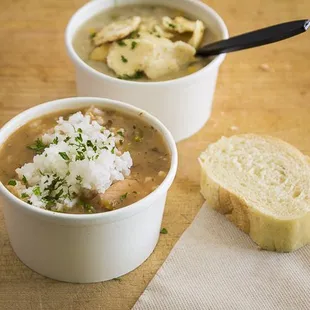 Our awesome gumbo, also known as our Croc soup