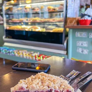 Mixed berry pie with crumble topping!!!