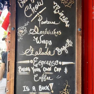 Bring your own cup and coffee is only a dollar!