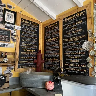 the menu