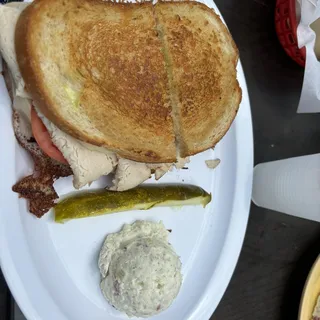 DLVRY Turkey Melt Panini