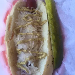 DLVRY Captain's 911 Kraut Dog
