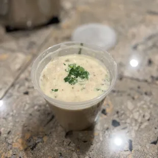 Ordered some clam chowder to take home - really tasty!