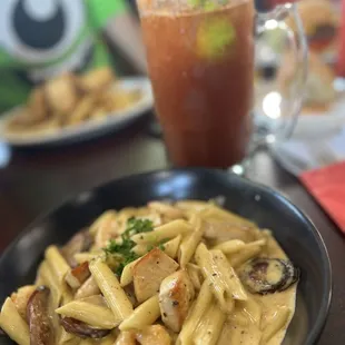 Jambalaya was 100/10  Michelada was delicious.