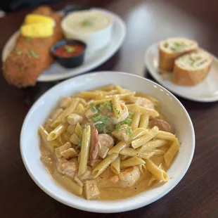 Cajun Jambalaya Pasta with penne $20.99