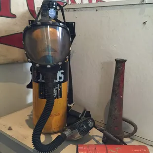 Fire equipment saved from the local department.
