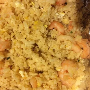 Shrimp fried rice