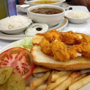 Seafood Po Boy