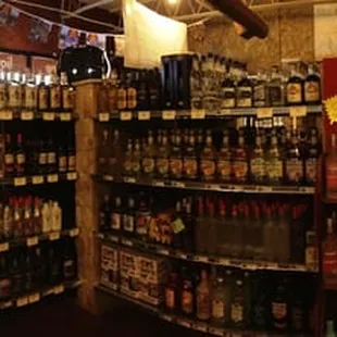 the inside of the store