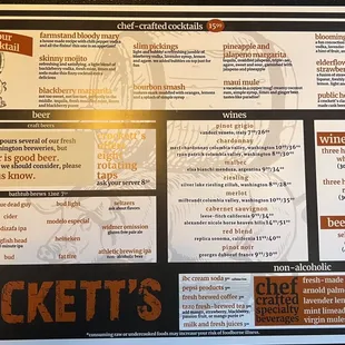 Menu - Front