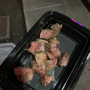 The medium steak they made