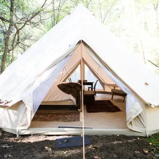 Glamping at Crockett's Run.