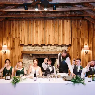 Wedding reception the event center, Dave's Place, at Crockett's Run.