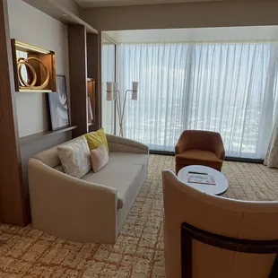 One bedroom Suite; living room.