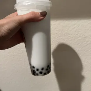 lavender milk boba