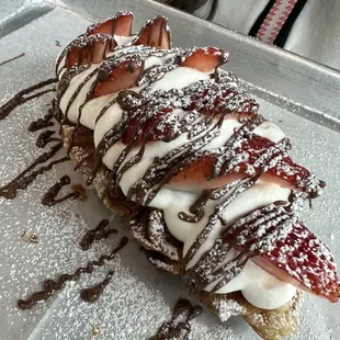 Strawberry Croffle