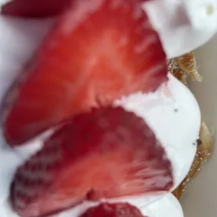 strawberries and whipped cream