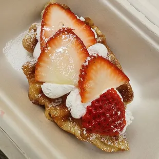 Strawberry Croffle