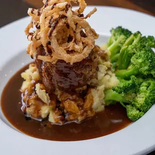 Country fried pork shank