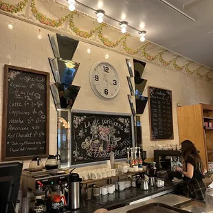 Wonderful coffee and beautiful pastries