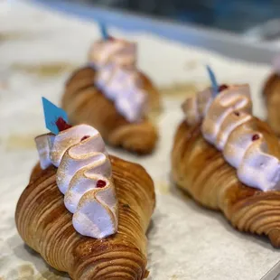 Raspberry Cloud Croissant