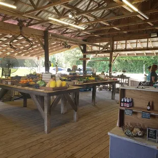a large open air market