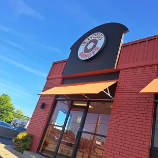 the front of a restaurant