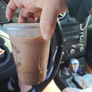 And another 5 for this small shitty ice coffee when I ordered hot