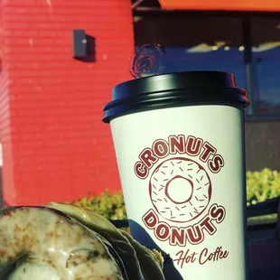 A cronut and an Americano!