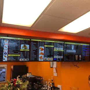 Huge menu of coffees, pastries, smoothies, lattes &amp; more!!!!!