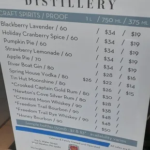 the price of the drink