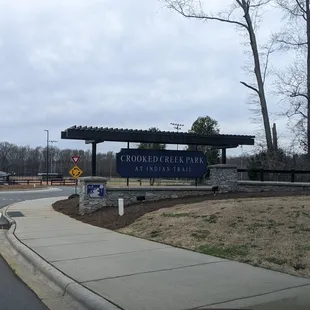 Entrance to Crooked Creek Park, Indian Trail