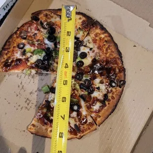 12 inch pizza? Nope