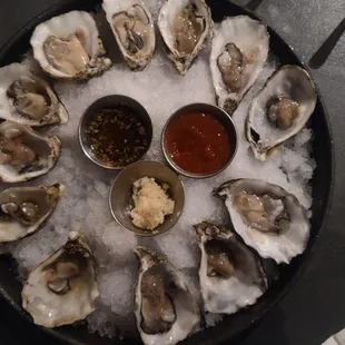 Dinner Oysters the Half Shell