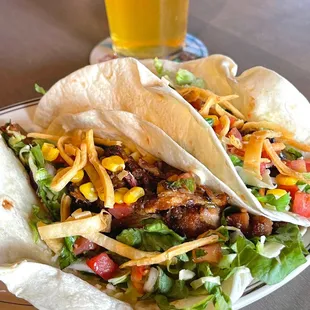 Asian Pork Tacos ($9.99 on Tuesdays)