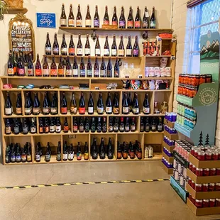 Beer for purchase inside entrance