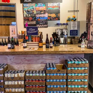 Checkout area for purchases