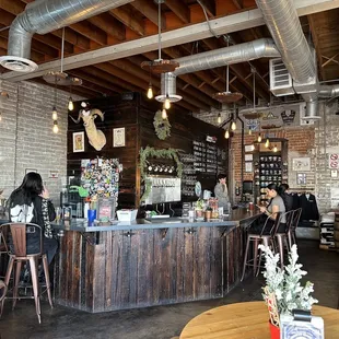 Inviting atmosphere and good seating at the bar
