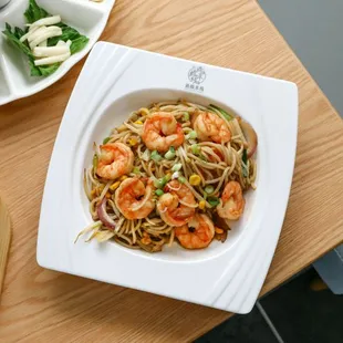shrimp stir fry rice noodle