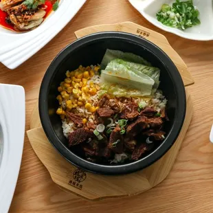 beef brisket sizzling pot