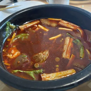 Spicy Pork Belly Rice Noodle