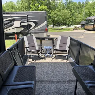 Room to put down the patio