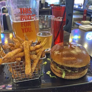 Wow beer and burger