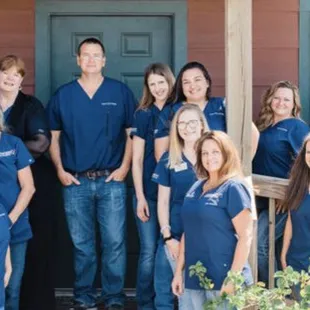 The Cross Point Veterinary Clinic Team.