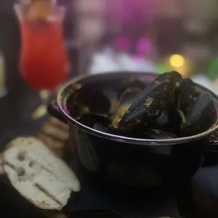 Coconut curry Mussels