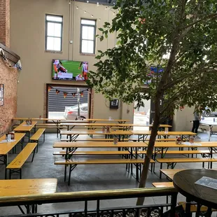 Inside view from downstairs bar