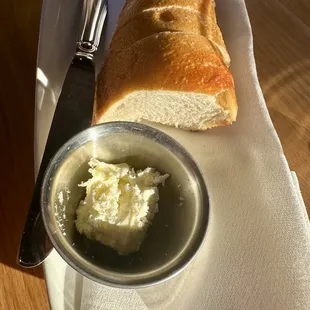 Complimentary bread for the table